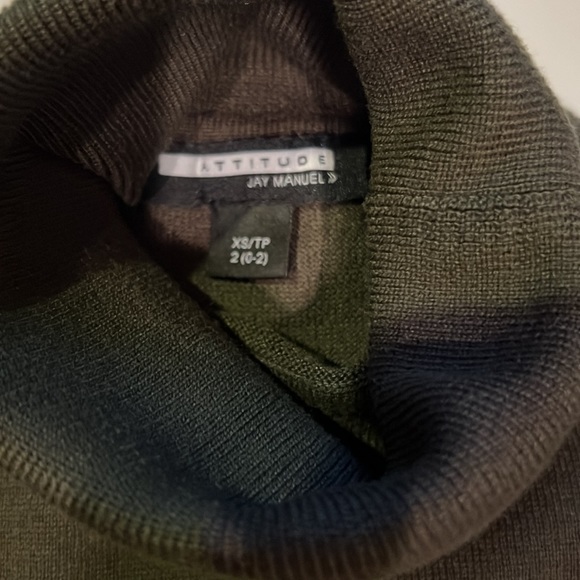 Atitudine Jay Manuel Turtleneck sweater Olive green - Picture 4 of 5